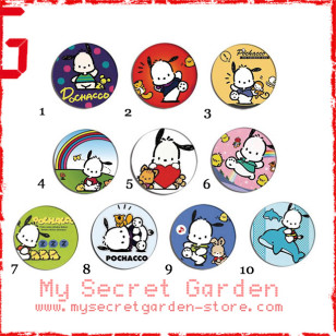 Pochacco - Pinback Button Badge Set 1a, 1b or 1c ( or Hair Ties / 4.4 cm Badge / Magnet / Keychain Set )